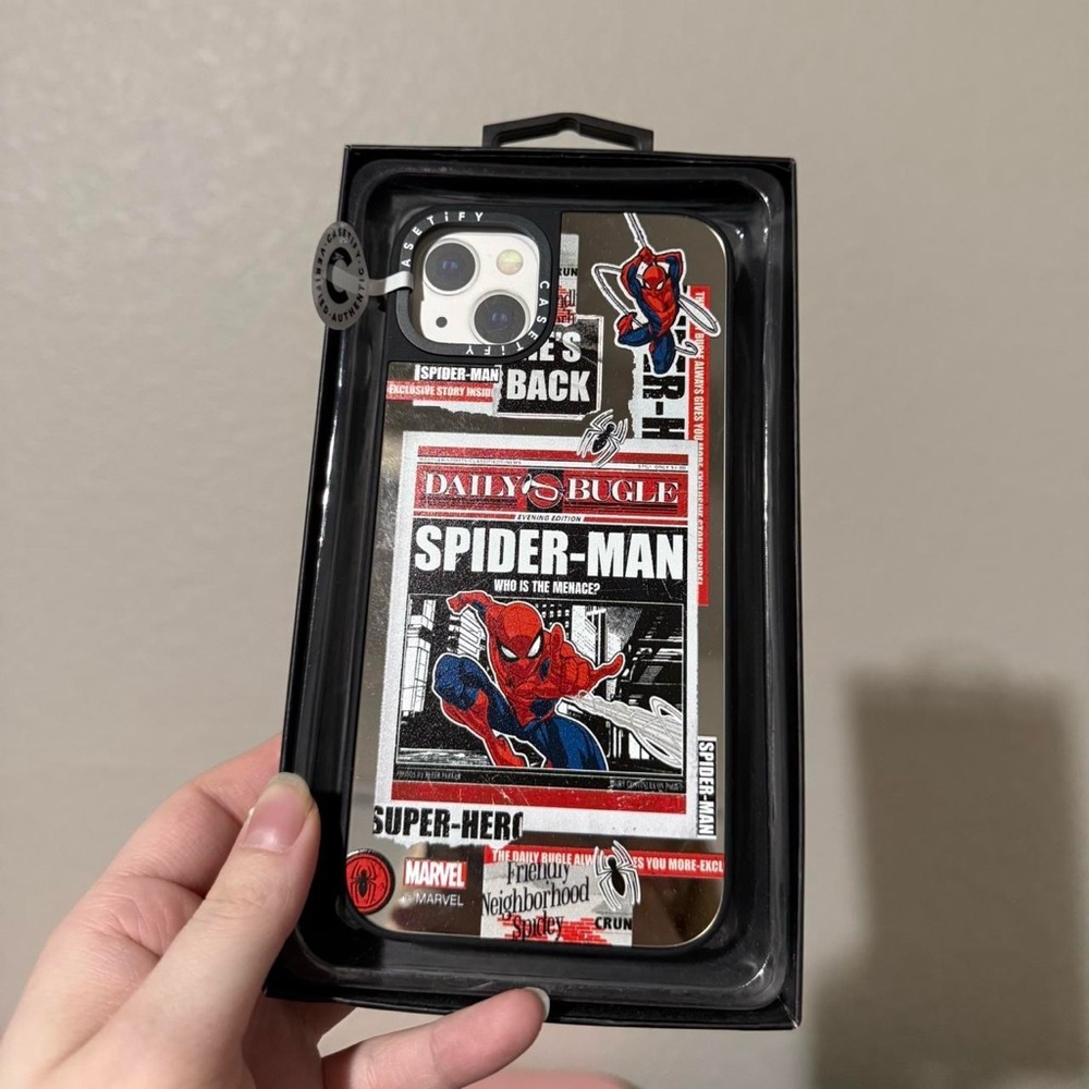 Marvel Spider-Man Casetify Red, Black & White Graphic Phone Case